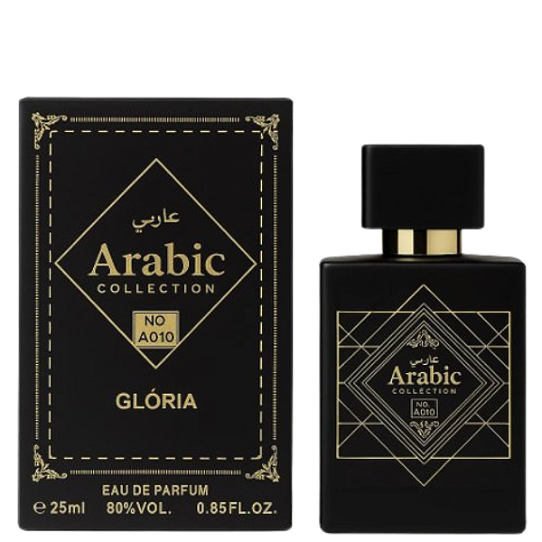 Perfume Árabe A010 Glória - Arabic Collection - (Frasco 25ml)