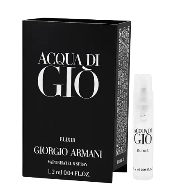 Amostra Oficial Acqua di Giò Elixir – Giorgio Armani