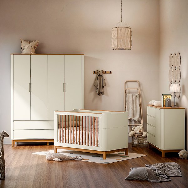 Quarto Flow com berço 3 em 1