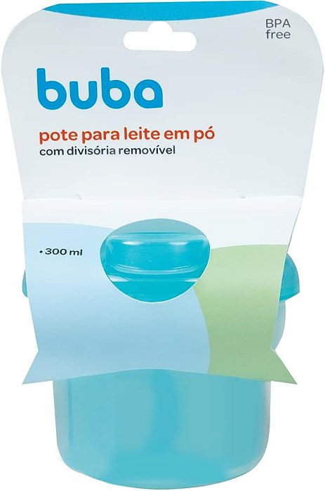 Porta Leite em pó azul