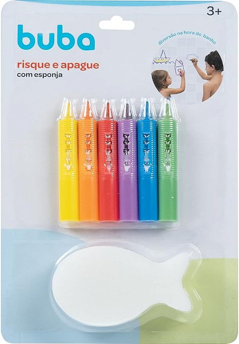 Risque e apague com esponja