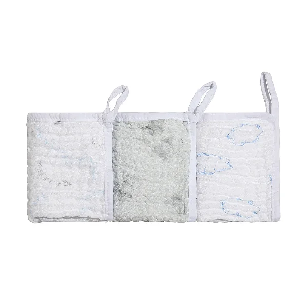 Kit Fralda de Boca Soft Bamboo c/ 3