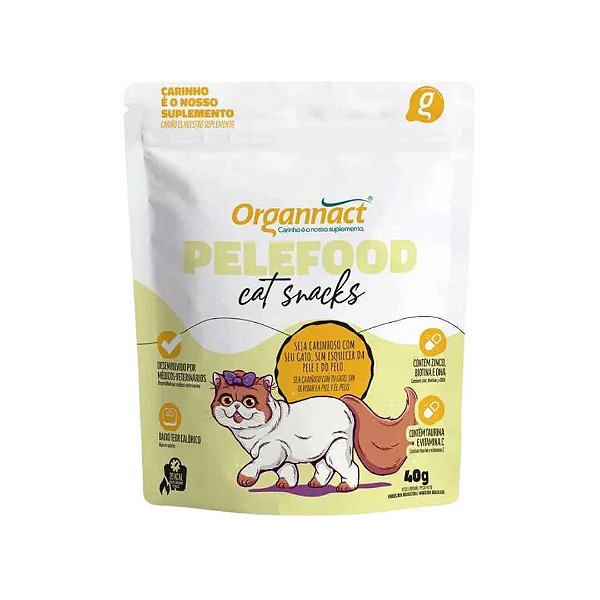 Organnact Snack Pelefood Cat 40 Grs
