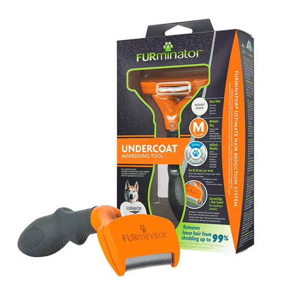 Furminator Médio para Cães de Pelo Curto Único