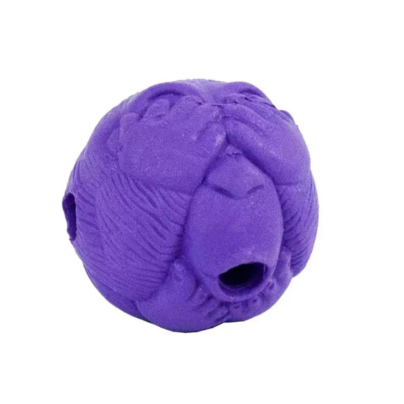 Bolinha Recheável Macaquinho Roxa Pet Games P