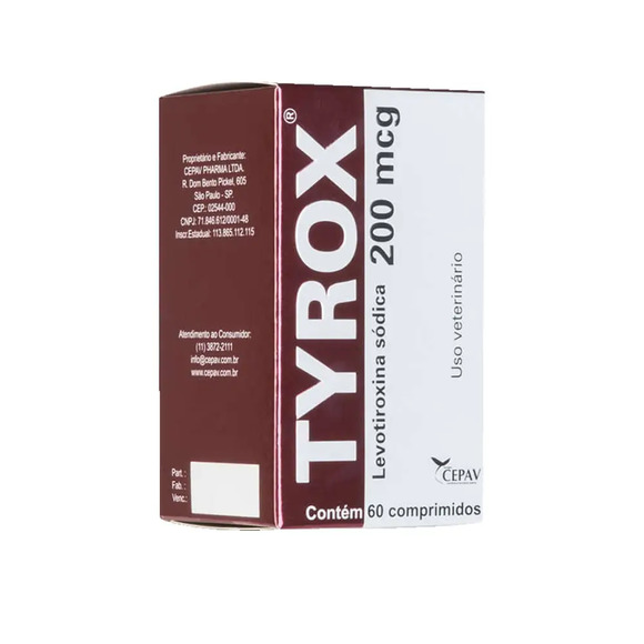 Repositor Hormonal Tyrox 200 mcg Único