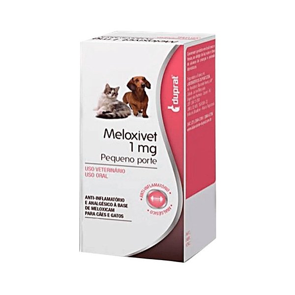 Meloxivet 1 mg Blister com 10 Comprimidos