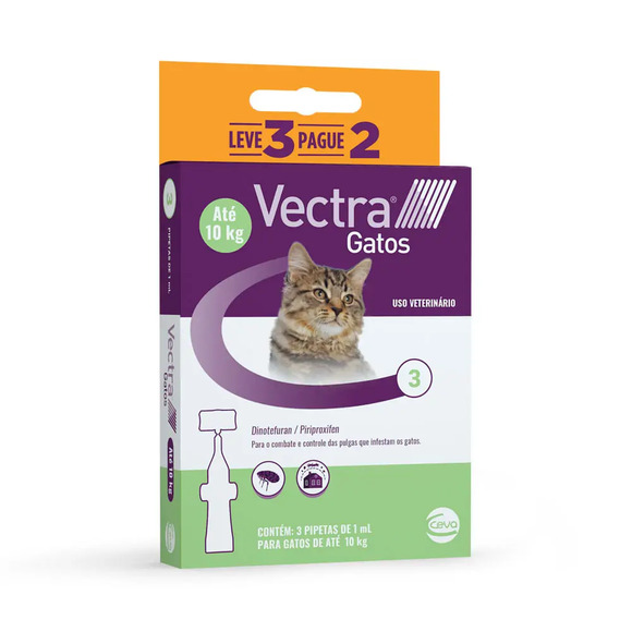 Combo Vectra Gatos - 3 Unid 1 Ml