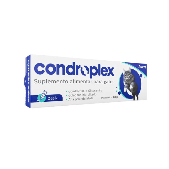 Suplemento Alimentar Condroplex Pasta para Gatos 60 g