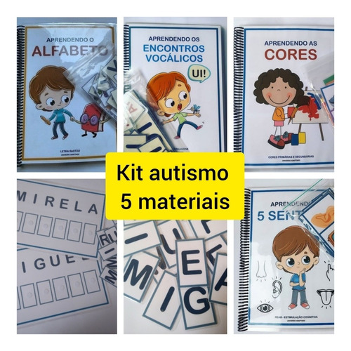 Kit Alfabetização Autismo