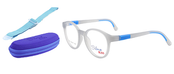 ARMAÇÃO DE GRAU INFANTIL UNISEX SILMO KIDS AZUL