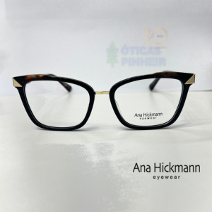 ARMAÇÃO DE ACETATO  ANA HICKMANN - PRETO