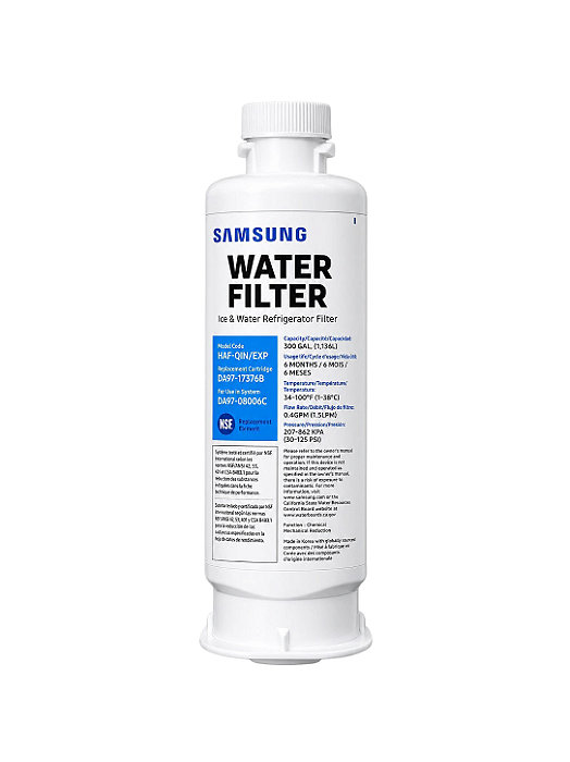 Filtro De Água Geladeira Samsung Haf-qin/exp Da97-08006c