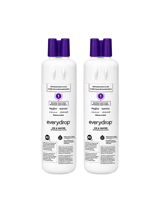 KIT 2 Filtro de Água Compatível Geladeira Brastemp Brs62c Brs70h Brs75b Brs80a