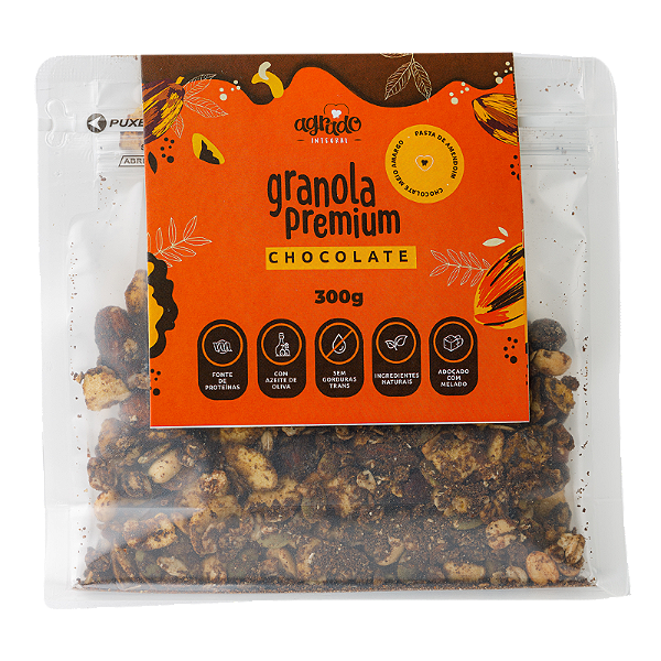 Granola Premium Chocolate Meio Amargo - 300g