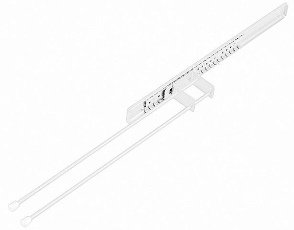 PORTA PANO TTS40/202 BRANCO (02 VARETAS) FGVTN