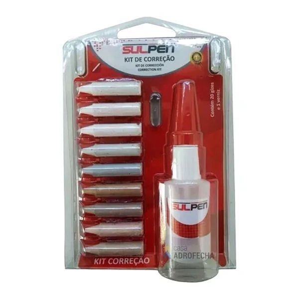 KIT CORRECAO 20 GIZES SULPEN