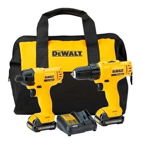 Kit Parafusadeiras e Baterias + Carregador 12V Dck199C2-Br - Dewalt