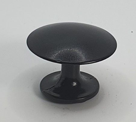 PUXADOR COGUMELO 25MM PRETO ACETINADO HASTVEL