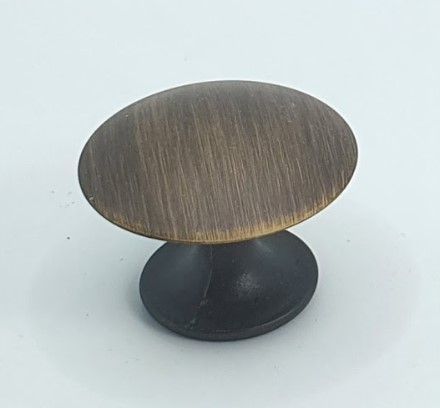 PUXADOR COGUMELO 25MM OURO ENVELHECIDO HASTVEL