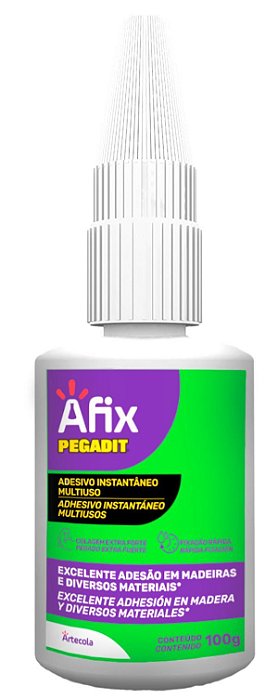 ADESIVO INSTANTANEO PEGADIT 100GR AFIX ARTECOLA