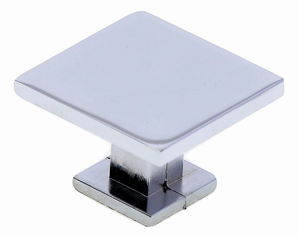 PUXADOR PONTO QUADRADO 25MM CROMADO HASTVEL