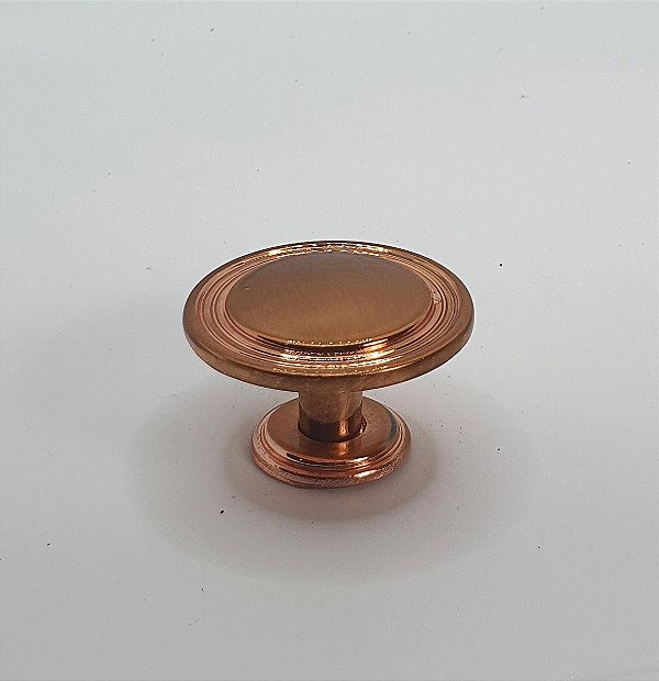 PUXADOR ESCUDO 35MM COBRE ESCOVADO HASTVEL