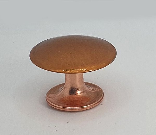 PUXADOR COGUMELO 32MM COBRE ESCOVADO HASTVEL