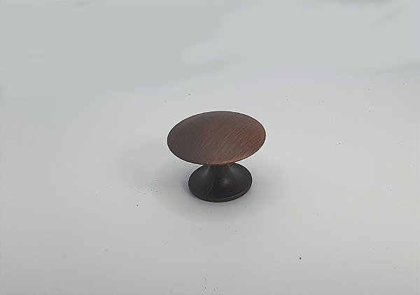 PUXADOR COGUMELO 32MM COBRE ENVELHECIDO HASTVEL