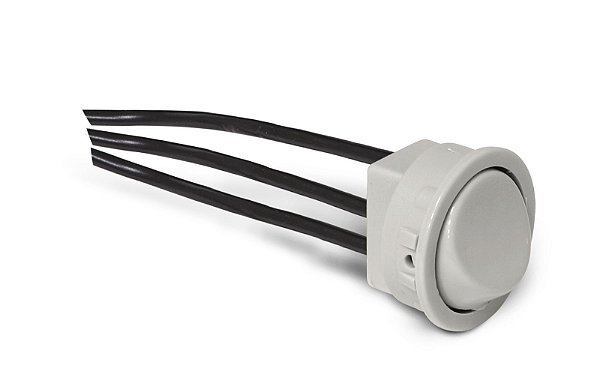 BOTAO INTERRUPTOR PARALELO CINZA C/ CABO ICG2SP