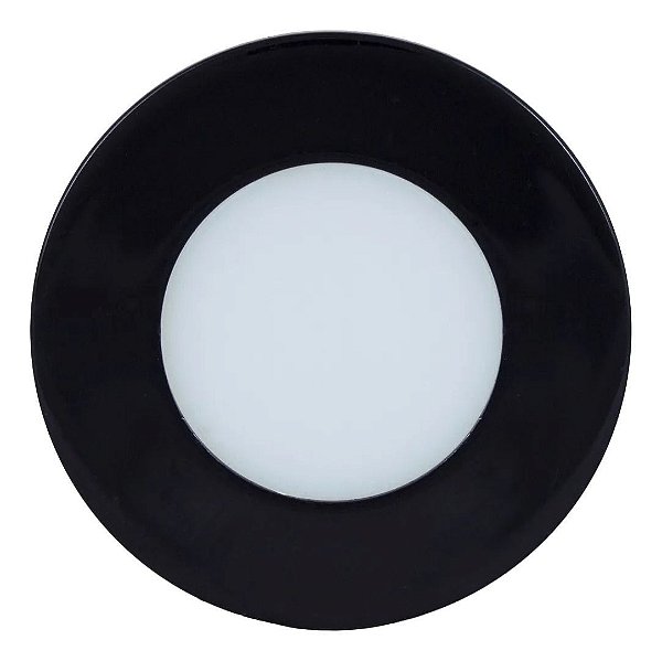 Luminária Point 1,5W Redonda 4000K Preto LED Line