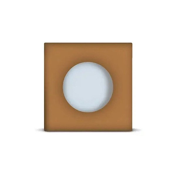 Luminária Embutir LED Line 1,5W Latão 3000K 04 LEDs