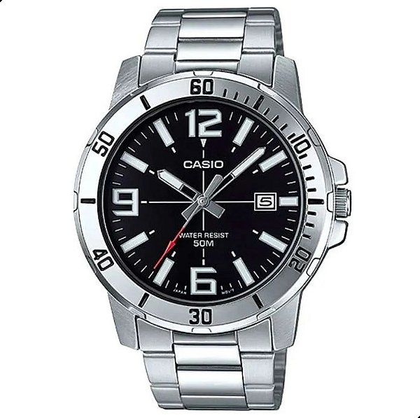 Relógio Casio Masculino Prata Colection MTP-VD01D-1BVUDF Garantia de um ano