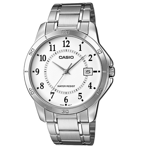 Relógio Casio Masculino Analógico Prata MTP-V004D-7BUDF