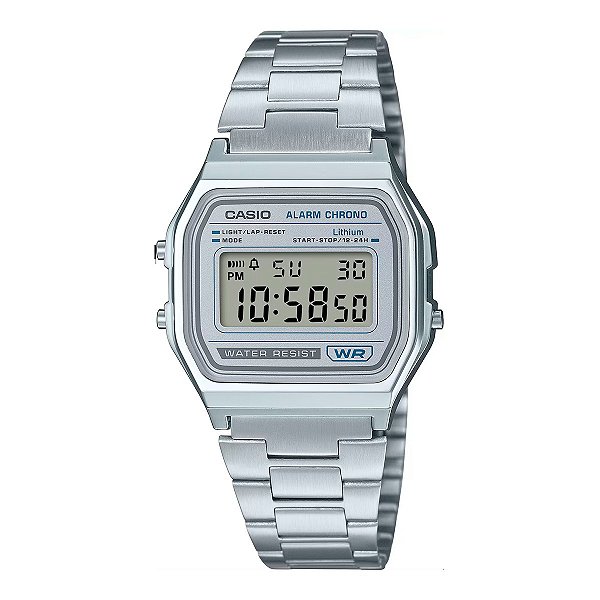 Relógio Casio Vintage Digital Unissex A158WEA-7DF