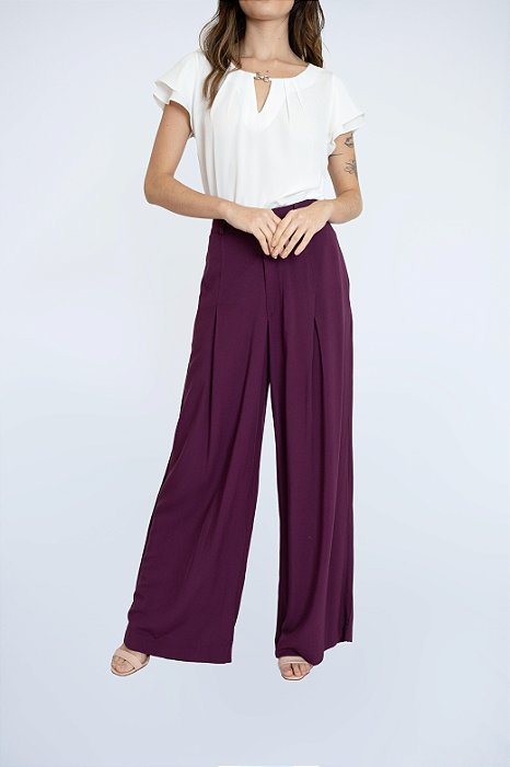 CALÇA PANTALONA VIOLETA tam G