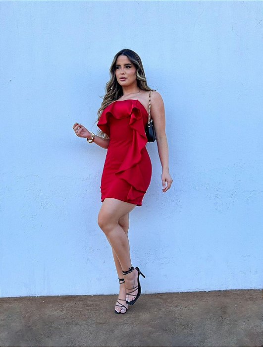 VESTIDO AMANADA CREPE