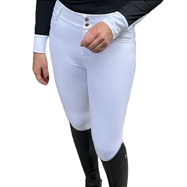 Culote Feminino para Hipismo Branco - Jumper