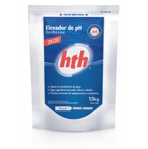 Elevador de pH hth em  pó1,5 KG