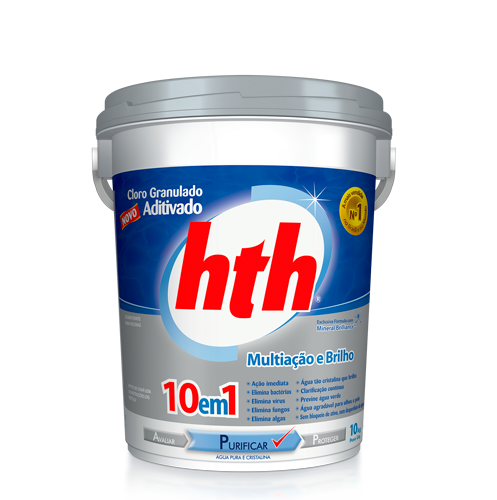 Cloro Aditivado Mineral Brilliance 10 em 1 hth  10 KG