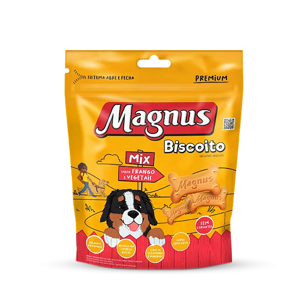 Magnus Biscoito Mix Cães Adultos