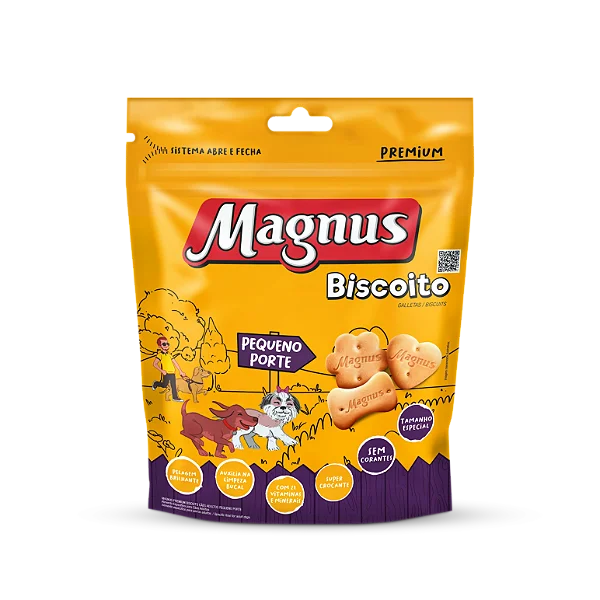 Magnus Biscoito Cães Adultos Pequeno Porte