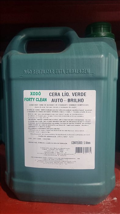 CERA LIQ. VERDE 5 LITROS