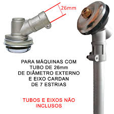TRANSMISSÃO - 7 ESTRIA TUBO 26 MM