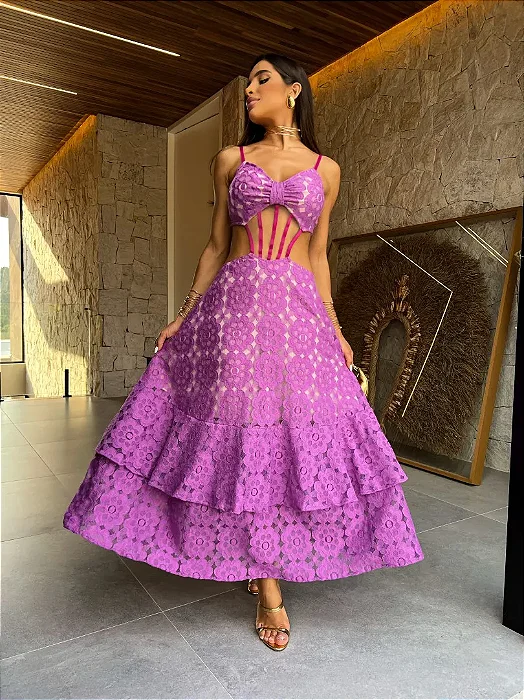Vestido Roxo Mirage