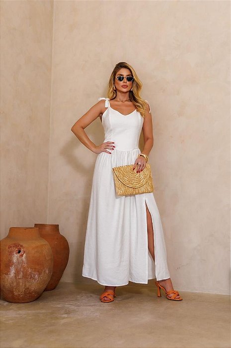 Vestido Fenda Bella