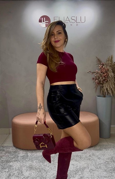 Blusa Cropped Manga MC Stella Maris