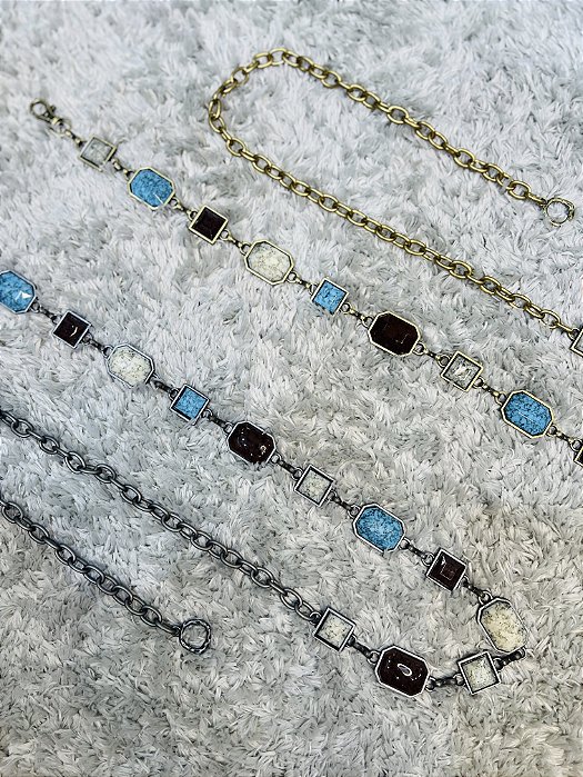 Cinto Correntaria Pedras Boho SQU