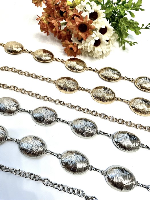 Cinto de Metal Oval