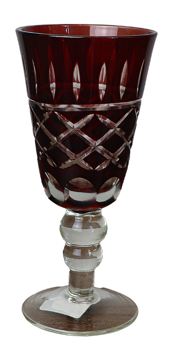 Taça p/ Licor (Vidro Cristalino Lapidado)